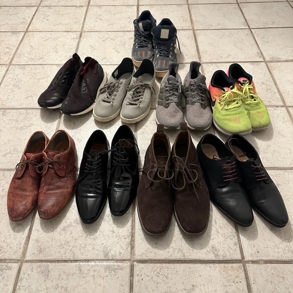 9 used pairs of shoes and sneakers at bottom prices! - Picture 1 of 10